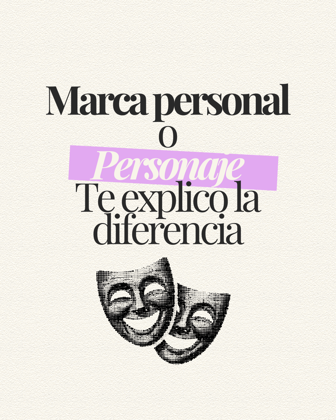 Marca personal vs. personaje: la diferencia real