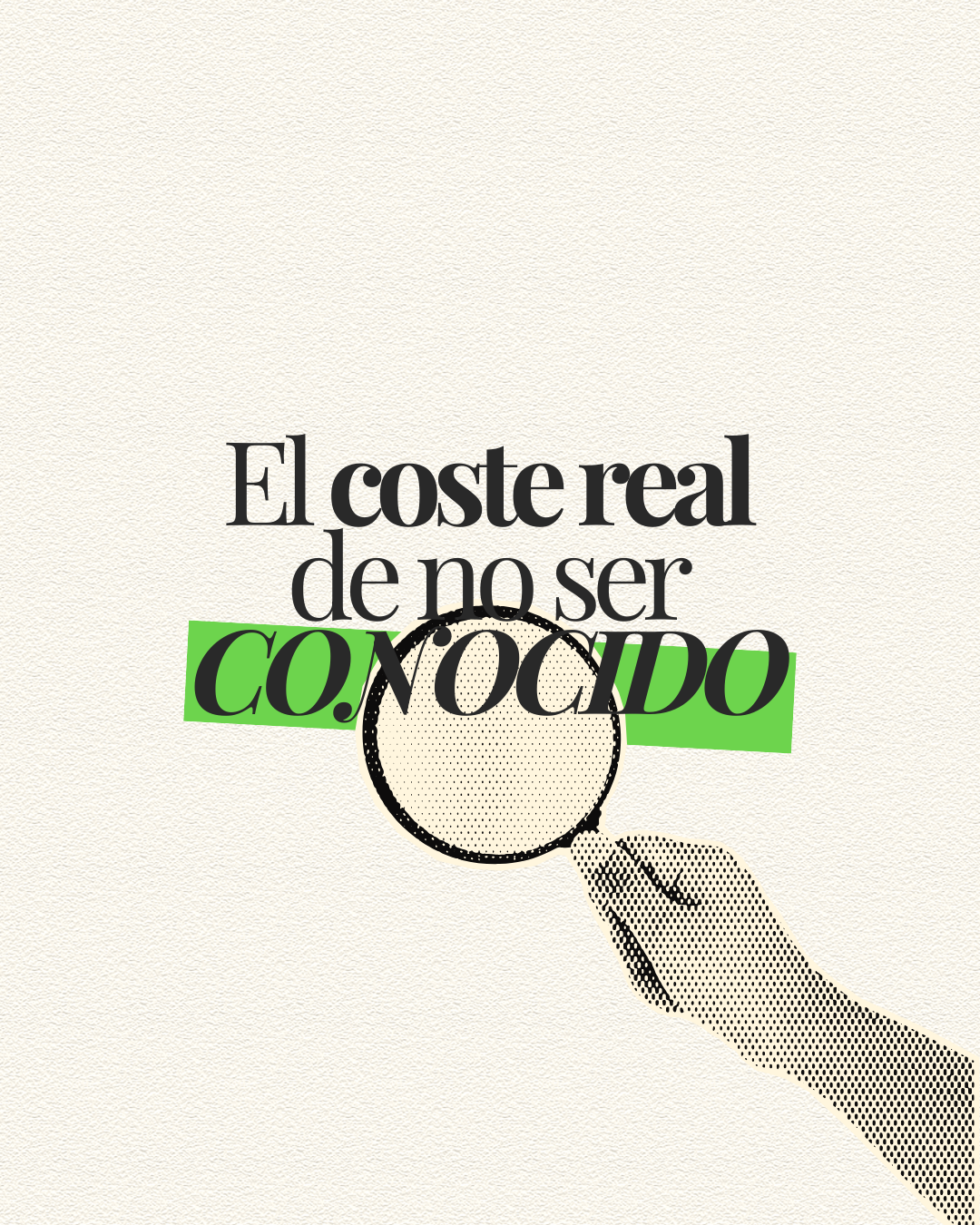 representando el talento invisible que nadie ve en internet